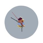 8" Round MDF Clock Thumbnail