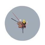 8" Round MDF Clock Thumbnail