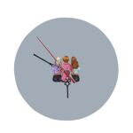 8" Round MDF Clock Thumbnail