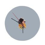 8" Round MDF Clock Thumbnail