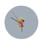 8" Round MDF Clock Thumbnail