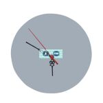 8" Round MDF Clock Thumbnail