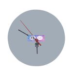 8" Round MDF Clock Thumbnail