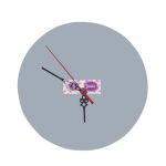 8" Round MDF Clock Thumbnail
