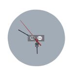 8" Round MDF Clock Thumbnail