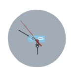 8" Round MDF Clock Thumbnail