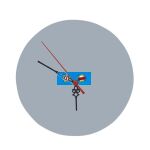 8" Round MDF Clock Thumbnail