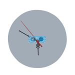 8" Round MDF Clock Thumbnail