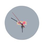 8" Round MDF Clock Thumbnail
