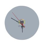 8" Round MDF Clock Thumbnail