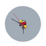 8" Round MDF Clock Thumbnail