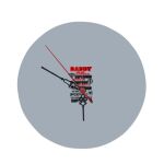 8" Round MDF Clock Thumbnail