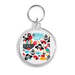 Acrylic Circle Keychain - F22 Thumbnail