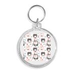 Acrylic Circle Keychain - F22 Thumbnail