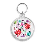 Acrylic Circle Keychain - F22 Thumbnail