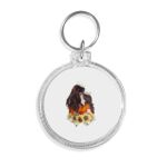 Acrylic Circle Keychain - F22 Thumbnail