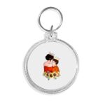 Acrylic Circle Keychain - F22 Thumbnail