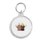 Acrylic Circle Keychain - F22 Thumbnail