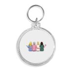 Acrylic Circle Keychain - F22 Thumbnail
