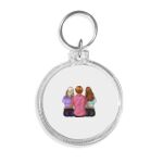 Acrylic Circle Keychain - F22 Thumbnail
