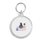 Acrylic Circle Keychain - F22 Thumbnail