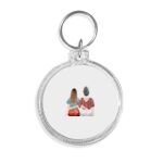 Acrylic Circle Keychain - F22 Thumbnail