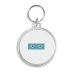 Acrylic Circle Keychain - F22 Thumbnail