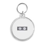 Acrylic Circle Keychain - F22 Thumbnail