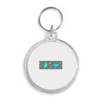 Acrylic Circle Keychain - F22 Thumbnail